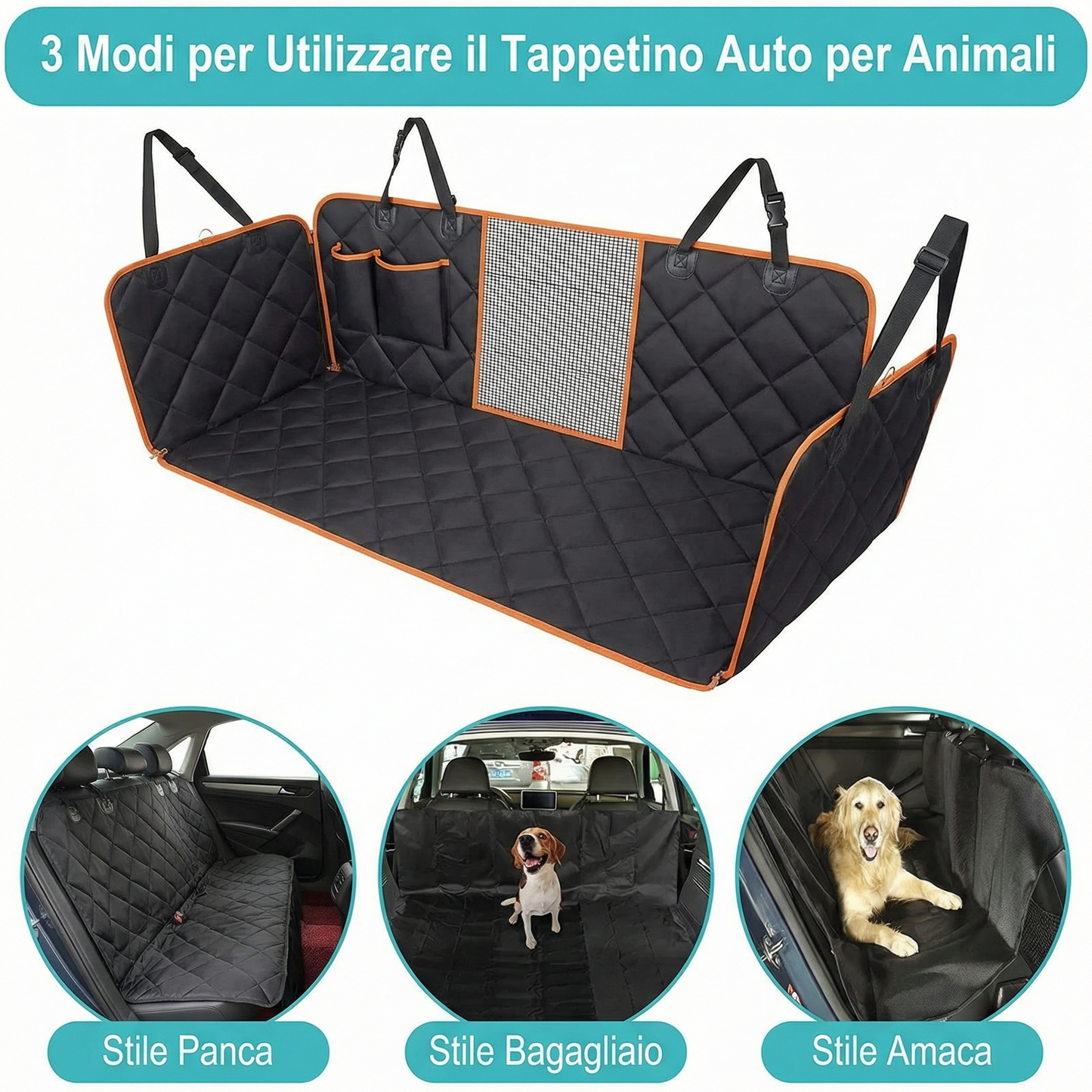 Tappetino auto per cani - PetSicuro